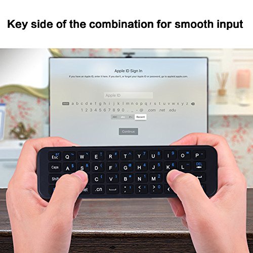 iPazzPort Bluetooth Mini Wireless Keyboard for Apple TV and Apple TV 4K
