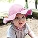 Sun Hat for Baby Girl Baby Girl Sun Hat UV Infant Hat for Toddler Girl Summer Hat Toddler Girl with UV UPF 50+, Pink 0-12 Months