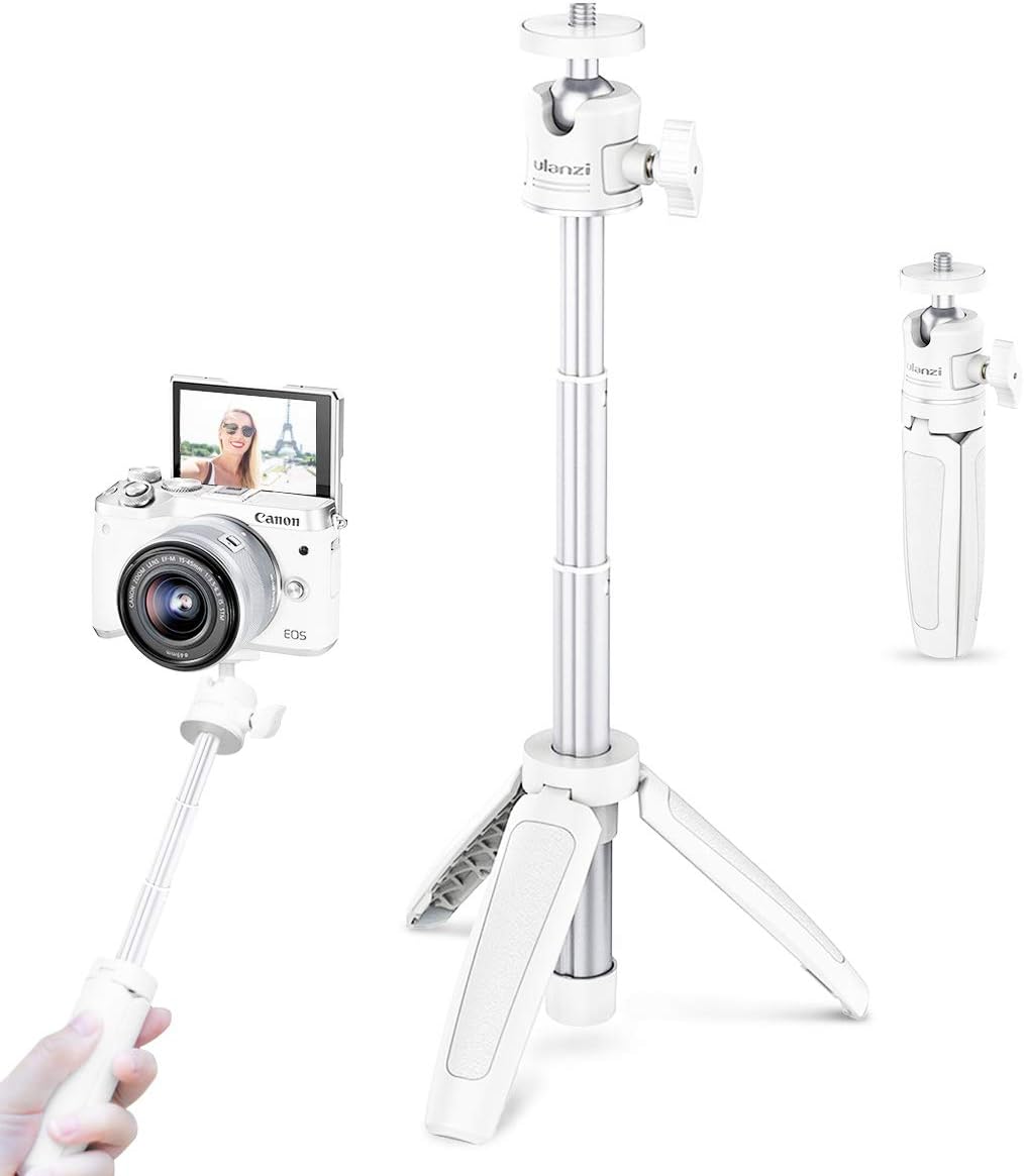 Ulanzi MT-08 Phone Tripod with Universal Clip, Adapter with Cold Shoe for Microphone, Ring Light for Sony a6400 RX100 M7 Canon G7X Mark III Sony RX100 VII A6400 A6600 Cameras Vlogging : Camera & Photo