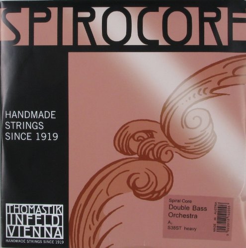 Thomastik-Infeld S38ST Spirocore, Double Bass String, Single A String, Stark (Heavy) Tension, 4/4 Size, Steel Core Chrome Wound