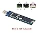 QNINE M.2 USB Enclosure, No Cable Needed, Use as External SSD with M.2 SATA SSD which is M+B Key, Ideal for WD Blue, Crucial MX500, Kingston A400, Samsung 860 EVO M.2 SATA SSD