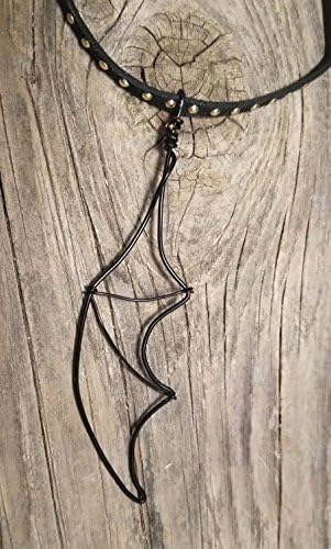 Batwing Wire Wrap Necklace