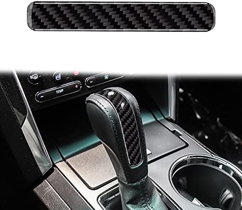 nuoozy Compatible with Carbon Fiber Gear Shift Knob Cover Trim for Ford Explorer 2016 2017 2018 2019 Black: Home Improvement