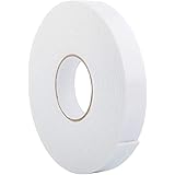 Double Sided White PE Foam Tape-Outdoor and Indoor Heavy Duty Strong Weatherproof Adhesive Tape for Decorative and Trim,Car &