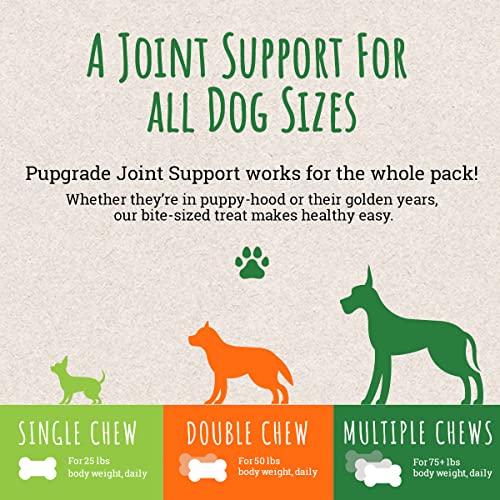 PupGrade Joint Support Supplement for Dogs Natural Glucosamine