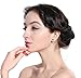 ORAZIO 3 Pairs Stainless Steel Magnetic Stud Earrings for Womens Mens Non Piercing Cubic Zirconia 4-8mm