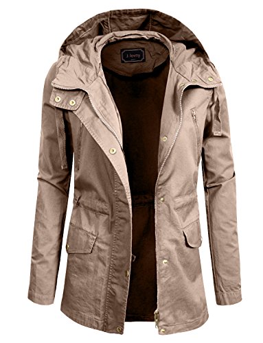 J. LOVNY Women's Versatile Military Anorak Jacket