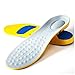 Dr.Koyama Arch Support Insoles for Flat Feet, Low Arch Pain Relief, Plantar Fasciitis, Shock Absorption Running Shoe Inserts US Men 8-12 Women 10-14