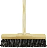 SolaDirect Indoor Broom Soft Bristle 120cm Wooden Handle Flexible Nylon view 1