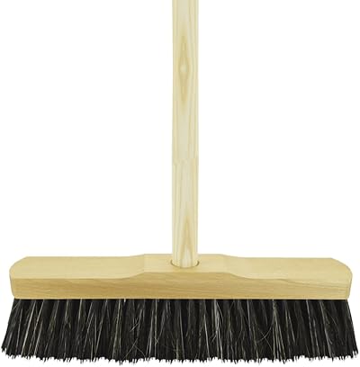 SolaDirect Indoor Broom Soft Bristle 120cm Wooden Handle Flexible Nylon
