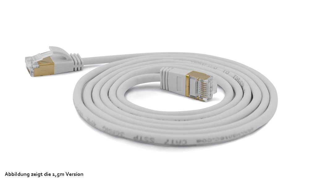 wantecWire 7183 Ultra-thin Patch Cable Grey