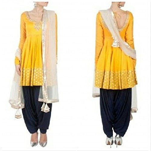 Patiala Shalawar Suit Short anarkali Kameez Evening Salwar Suit Partywear Short Dresses (36)