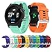 Feskio Garmin Forerunner 935 GPS Accessory Watch Band, 22mm Width Soft Silicone Quick Install Sport Watch Strap Bracelet Wristband for Garmin Forerunner 935 GPS Smart Watch