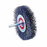 Walter 13C110 Crimped Wire Mounted Brush, Carbon Steel, 1-3/8