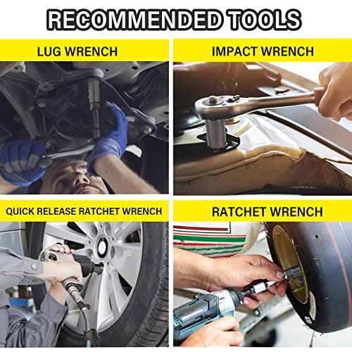 TOPEC 10Piece Spiral Type Deep Bolt Extractor Set, Spark Plug Extraction Socket Set, Stripped