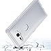 Sony Xperia XZ2 Compact Case,Yiakeng Waterproof Glitter Soft Slim Wallet Glitter Crystal TPU Phone Cases Full Cover for Sony Xperia XZ2 Compact 5