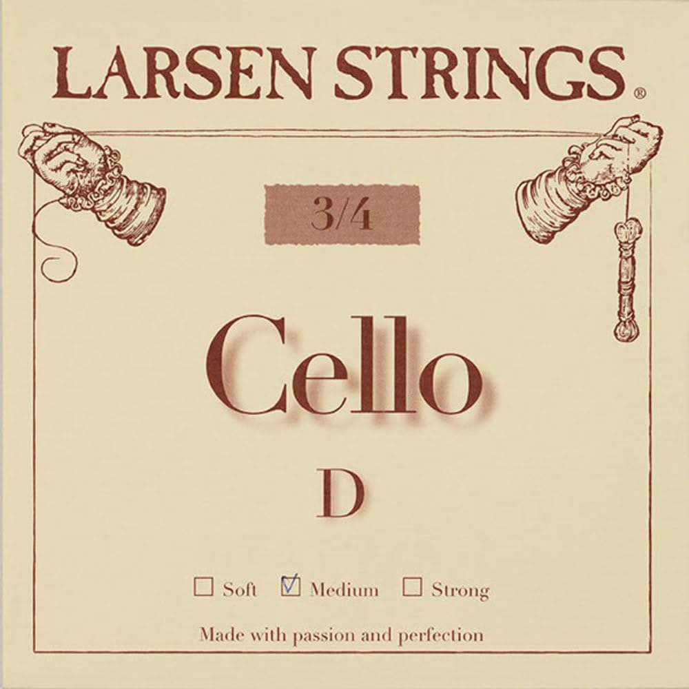 LARSEN STRINGS cello strings Original Fractional - small sizes D 3/4 Medium