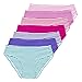 Lucky & Me 100% Cotton Girls Underwear, Briefs Style, Gracie 7 Pack, Blossom, Size 2-3 Years