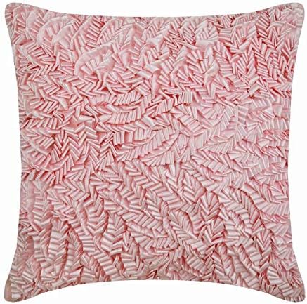 Amazon Com The Homecentric Decorative Pink Designer Pillow Covers
