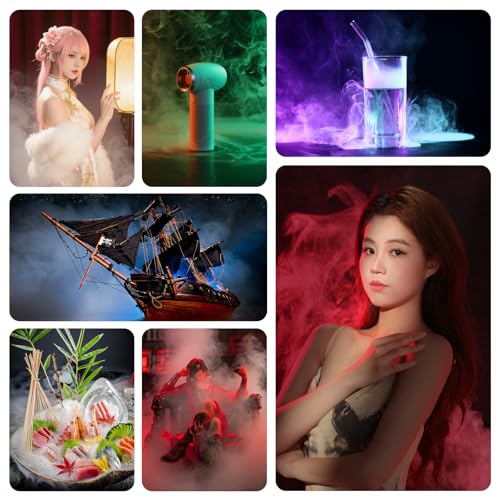 Ulanzi Fm02 Filmog X Portable Fog Machine 30W Battery Powered Smoke Handheld Fogger Camera Accessories For Video Shooting, Food Portrait Figures Photography