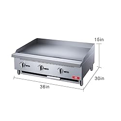 Commercial Countertop Griddle, ETL 36" Flat Top