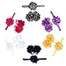 Lisli® 3sets/9pcs Baby Girl's Kids Flowers Foot Band Ties Barefoot Sandals Shoes and Headband