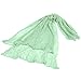 Newborn Baby Photography Props - Long Ripple Wrap Blanket and Lace Beads Headband (Green, OneSize)