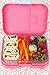 Leakproof Bento Box with Removable 4 Section Tray | Nontoxic, Easy to Clean, for Kids & Adults | 16 Bonus Lunchbox Notes by Three Squares, (Sunflower Yellow)