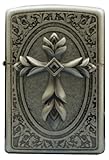 Lighter Genuine Design DPray Emblem Silver Antique