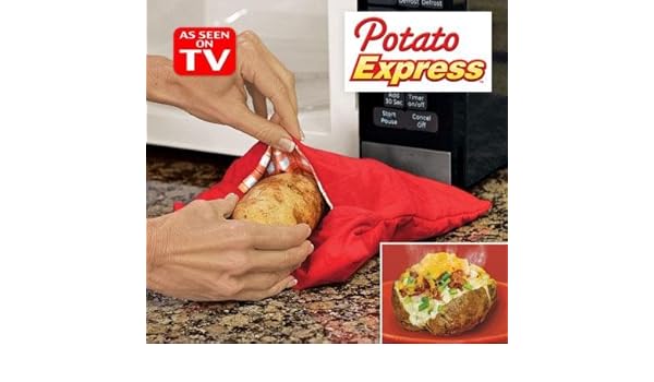 BOLSA PARA COCINAR PATATAS AL VAPOR PARA MICROONDAS: Amazon.es: Hogar