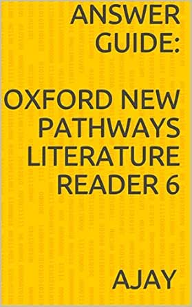 Amazon Com Answer Guide Oxford New Pathways Literature Reader 6