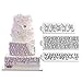 ART Kitchenware 3pcs/set Butterflies Stencil for Cake Side Decoration Fondant Wedding Cake Decorating Stencil Mold Icing Royal Stencil Tool ST-828 Beige/Semi-Transparent