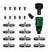 Leak Proof Misting System Accessories -Misting Nozzle Tees Cooling Fitting for Outdoor Cooling System (23pcs)
