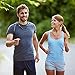 LSCHARM Bluetooth Headphones Retractable Earphones Neckband Sport Wireless Earbuds Stereo Waterproof Noise Cancelling Headsets with Mic for iPhone Samsung iPad (RoseGold)