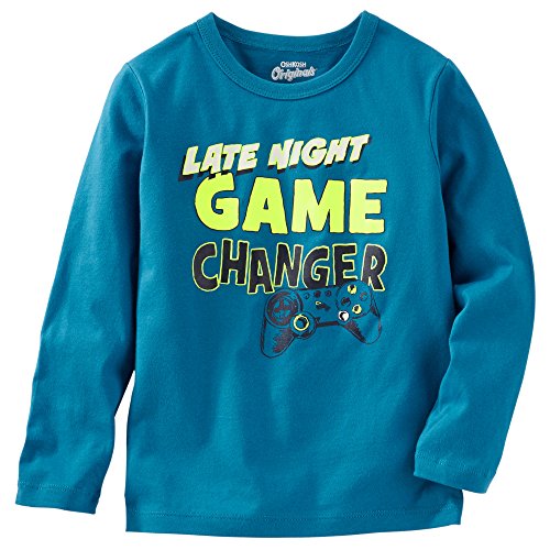 Oshkosh boy s l/s "late night game changer"; blue (4)