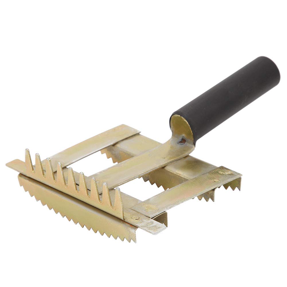 Cikonielf Livestock Shedding Comb, Cattle Comb Cow Bull Hair Brush Iron Antipruritic Harrow Rake Grooming Tool Hair Remover 7.9x5.5x2.8in