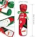 SHAN RUI 4pcs Wine Bottle Cover Decoration Cover Bags Christmas Table Decoration for Christmas Party Dinner Decoration Gift