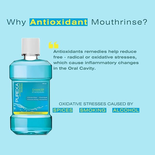 PUREXA ANTIOXIDANT MOUTHWASH 17.58 FL.OZ (ANTIOXIDANT MOUTHWASH 8.79 FL.OZ PACK OF 2)