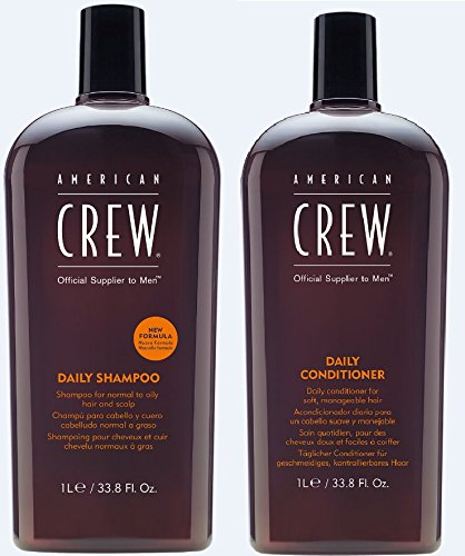 American Crew Daily Shampoo and Conditioner 33.8 Fl. Oz.