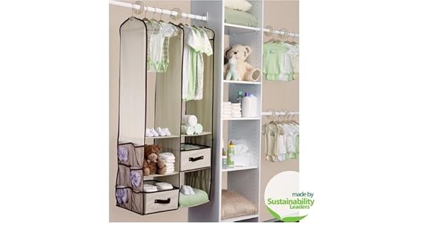 delta nursery closet organizer