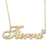 A168A Tierra Custom Name Necklace Customized