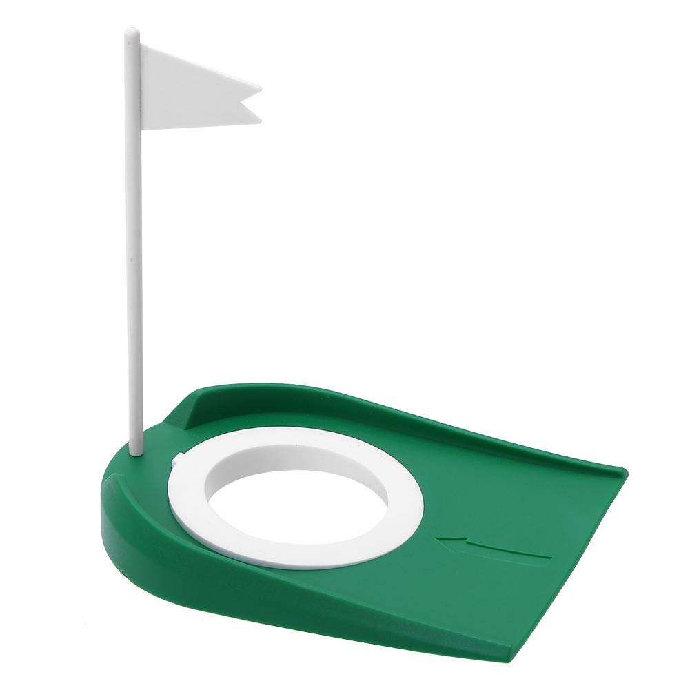 VGEBY1 Putting Cup Hole with Flag, Pennant and Putting Cup Kit Plastic Cup Adjustable Hole for Training Putter Tricks
