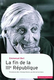 La  fin de la IIIe République