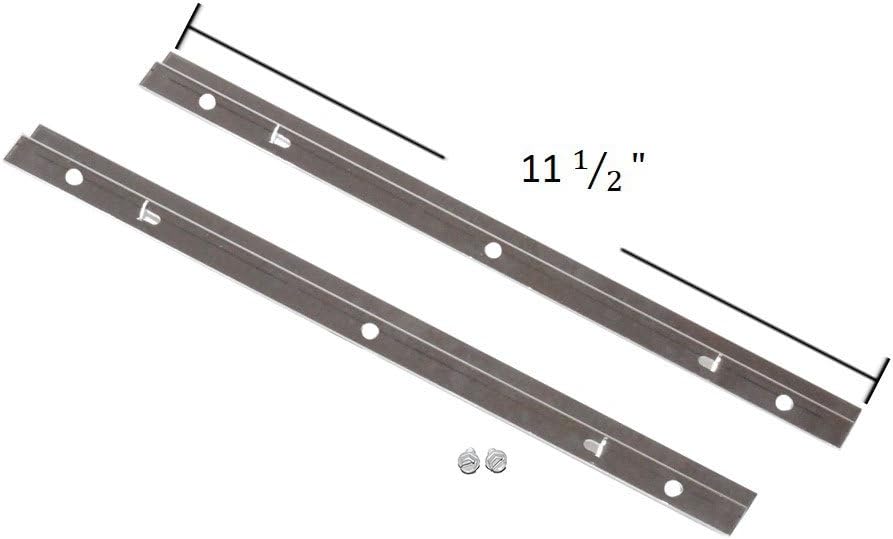 Weber 88203 11-1/2" Catch Pan Rails with 2 Hex Screws for Genesis Silver B/C w/ 3 holes