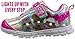 L.O.L Surprise! Girls Sneakers, Light Up Athletic Sneaker, Merbaby Queen Bee and Deva, Pink White, Size 12