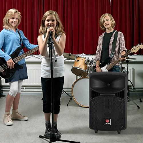 Active PA Speaker System, 8 inch Compact and Portable DJ Speakers with