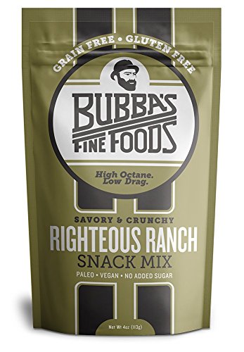 Bubba's Fine Foods Righteous Ranch Snack Mix 4oz Ten-Pack: Gluten Free, Grain Free, Paleo, Vegan - Thumbnail 4