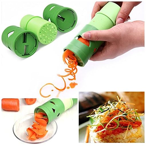 fenrad-Spirelli-Affettatrice-a-Spirale-per-Frutta-e-Verdura-Spiral-Slicer-Grattugia-Tagliaverdure-Cutter-per-Vegetable-Fruit-Spiral-Slicer-Grattugia