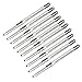 uxcell 10pcs Square Head HSS M2 2mm 3 Flute Hand Screw Thread Metric Tap