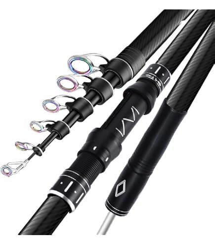 7Ft 9Ft 12Ft 13Ft 14Ft 15Ft Telescopic Fishing Rod Carbon Portable Spinning Fishing Pole for Boat Saltwater and Freshwater Surfcasting Baitcasting Rod Long Distance Throwing Fishing Rod (2.1M/7Ft) : Sports